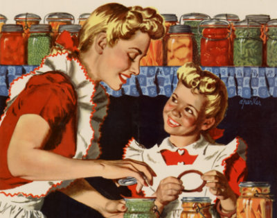 We’ll have lots to eat this winter, won’t we Mother grow your own, can your own, Alfred Parker 1943 - plakat propagandowy